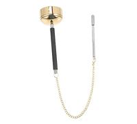 VICASKY Brass Yin Qing Hand Percussion Instrument with Crisp and Pleasant Sound, Loud Sound Portable Dharma Ritual Utensil for Buddhist Meditation and Temple Ceremonies
