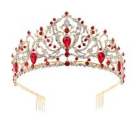 VICASKY Bridal Crown Wedding Hair Accessories Rhinestone Bridal Headpiece Bride Crown for Wedding Party Tiara Tiaras for Women