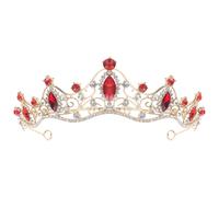 VICASKY Bridal Headdress Wedding Headpiece Baroque Crown Rhinestone Tiara for Bride Sparkling Hair Accessories for Wedding Party Celebration