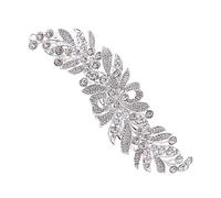 VICASKY Bride Rhinestone Hair Comb Elegant Bridal Hair Accessories Chic Rhinestone Design for Weddings Festivals and Parties Delicate Wedding Comb for Stunning Looks