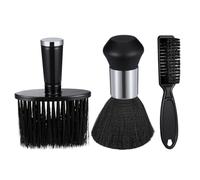 VICASKY Broken Hair Remove Brush and Barber Cleaning Neck Duster Brush 3pcs Set Hair Cutting Tools for Salon and Professional Hairdressers