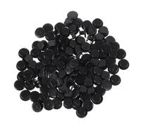 VICASKY Buckle Button DIY Craft Ornament Black 200pcs Plastic for Shoe Charms, Easy to Attach Fine Workmanship, Suitable for Shoe Decoration and DIY Projects