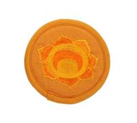 VICASKY Buddhist Embroidered Teapot Cushion for Yoga Bowl Sound Bowl Mat Pad Decorative Pillow Lightweight Compact for Family Friends