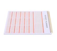 VICASKY Budget Planner Notebook for Academic Purposes and School with Smooth Writing Paper and Iron Coil Binding, for Budget Planning and Daily Expense Tracking