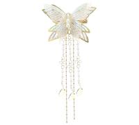 VICASKY Butterfly Clips for Hair Side Hair Elegant Barrette Plastic Resin Antique Style Fashionable Versatile for Women Creating A Travel Updo Not Easy to Fall off Suitable for Proms