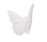 VICASKY Butterfly White Wall Decor for Ceramic Decoration Hanging Nordic 3d, Natural Shape Art and Indoor Outdoor Use Bedroom Living Room