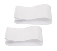 VICASKY Captains Armband Football, Soccer Captain Armband 2pcs Nylon Elastic Adjustable Blank DIY Surface, Football Arm Band for Team Sports and Basketball