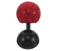 VICASKY Car Ignition Button Cover Push Start Button Abs Ball Shape Red Auto Interior Decor