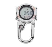 VICASKY Carabiner Stylish Simple Design Pocket Watch Multi-Purpose Stainless Steel Zinc Alloy Direction Indication Function for Outdoor Camping Activities