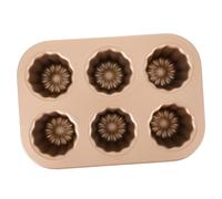 VICASKY Carbon Steel Baking Mold Non-Stick Cake Pan for Cookies and Dark Golden Household Baking Supply for Easy Cleaning