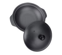 VICASKY Cast Iron Casserole Pot with Lid Nonstick Kitchen Soup Stew Pot for Braised Chicken Rice and Oven Use Stovetop Cooking Pan with Ergonomic Handles