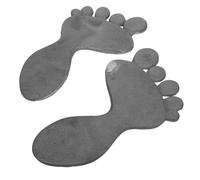 VICASKY Cast Iron Garden Stepping Stones Decorative Footprint Design Outdoor Lawn for Walkway Heavy Duty Rustic Outdoor Decor with Unique Artistic Flair and Easy Maintenance