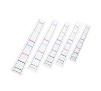 VICASKY Cello Fiddle Finger Sticker Set, 5 Sheets Pvc and Paper Finger Position Markers, Sizes 1/8 to 4/4, for Beginner Students and Children to Practice Hand Shape without Damage