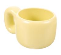 VICASKY Ceramic Coffee Mug 450ml Fat Belly Cup with Nordic Elegant Style and Practical Design, Versatile Beverage Cup for Home and Office Use