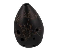 VICASKY Ceramic Eight Hole Ocarina for Adults and Beginners with Rich and Authentic Sound, Versatile Use for Traditional Music Performances and Personal Practice, Sturdy Brown Wind