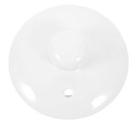 VICASKY Ceramic Lid Replacement for Teapot and Tea Cup White Porcelain Cover with Spill-resistant Fit Kitchen Accessory for Various Tea Kettles Practical and Elegant Design