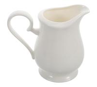 VICASKY Ceramic Milk Jug Small Creamer Pitcher for Coffee Latte Art European Style 5Oz Mini Milk Pourer Cup Heat Retaining Sauce Jug for Home Office