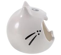 VICASKY Ceramic Pet Hideout House for Hamsters and Small Pets Cooling Summer Nest for Guinea Pigs and Chinchillas Easy to Clean Animal Shelter with Adorable Design Large