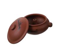 VICASKY Ceramic Stew Pot Multi Purpose Slow Cooker Household Steam Pot for Healthy Cooking Heat Absorbing Kitchen Casserole