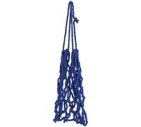 VICASKY Chew-resistant Blue Hay Net Feeder for Small Animals Made of Sturdy Polyester with Easy Hanging Design, Hay Bag for Rabbits, Guinea Pigs and Chinchillas to Reduce Waste and Promote