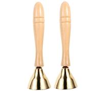 VICASKY Children Handbell Musical Instrument Set Pure Copper 1 Pair Handheld Bells for Boys and Girls Classroom Music Tools for Educational Play and Rhythm Activities