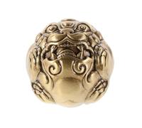 VICASKY Chinese Brass Baoding Balls Hand Therapy Massage Tool for Wrist Strength Vintage Feng Shui Decor for Seniors Symbol of Wealth Luck