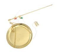 VICASKY Chinese Medicine Gram Scale Small Gram Scale Tool for Herbs Tea Dried Fruit and Jewellery Lightweight Portable Food Weighing with Retro Chinese Style