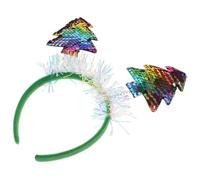 VICASKY Christmas Tree Headband Pet Cloth Holiday Hair Hoop