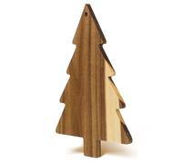 VICASKY Christmas Tree Wooden Cutting Board, 14. 96" x9. 44" Serving Tray for Cheese, Vegetables, Fruit, Charcuterie Platter, Beige Wood, Holiday