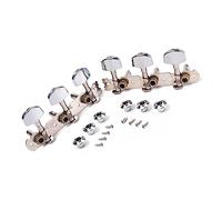 VICASKY Chrome Classical Guitar Tuning Pegs Double Holes Guitar Machine Heads Replacement for Old Worn Broken