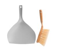 VICASKY Clean Dust Brush Small Broom and Dustpan for Table Desk Countertop Keyboard Hand Broom and Dustpan Dust Pans for Daily Cleaning