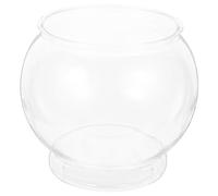 VICASKY Clear Desktop Fish Tank Small Aquarium for Goldfish Shrimp Turtle and Crab Durable Pet Plastic Fish Bowl for Home Office Decor Multi Functional and Easy to Clean Compact Design for
