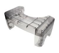 VICASKY Clear Plastic Toilet Stool for Adults Ergonomic Bathroom Squatting Posture Support Lightweight Gray Squat Stool for Improved Digestion and Comfortable Bathroom Use