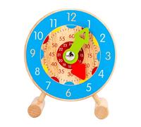 VICASKY Clock Educational for Learning for Cognitive Development Safe and Engaging Playtime Activity for Early Learning Preschool and Kindergarten