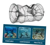 VICASKY Collapsible Folding Fishing Net Spring Cage Fish Trap Crab Trap for Lakes Rivers Boats Multi Strand Braided Mesh Lightweight Portable Shrimp Catching Tool