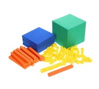 VICASKY Colorful Foam Math Learning Cube for Decimal Place Value Blocks for Addition Subtraction Multiplication Division Interactive Math Supplies Enhancing Logical Thinking and Skills