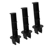 VICASKY Commode Chair Paper Roll Holder 3pcs Set Plastic Wheelchair Toilet Paper Storage Stand Bathroom Tissue Clip-on Roll Holder for Seniors and Nursing Patients