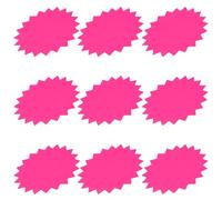 VICASKY Commodity Price Labels Sale Price Stickers Fluorescent Explosion Shaped Paper 100 Sheets for Retail Shops Garage use