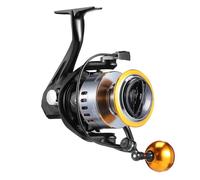 VICASKY Compact All-metal Spinning Fishing Reel for Freshwater and Saltwater Sturdy Metal Construction Effortless Drag Control Portable Design for Lake Ocean Anglers