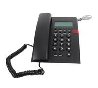 VICASKY Corded Landline Phone for Elderly with Caller Id, Big Button Desktop Telephone Made of Abs Material, Suitable for Home, Hotel, and Front Desk Use, Easy-to-use Black Office Phone