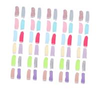 VICASKY Cotton Finger Covers 100pcs Breathable Absorb Sweat Finger Protectors Work Gloves for Fingertip Protection for Manual Labor and Daily Use Random Style