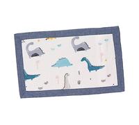 VICASKY Cotton Pillowcase and Newborn Cover for Babies, 40x25cm Dinosaur Print, Soft Pure Cotton Muslin Fabric, Breathable Baby Bedding Slip for Nursery