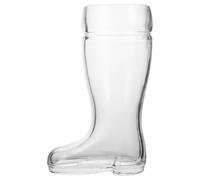 VICASKY Creative Boots Shaped Glass Beer Cup with Rounded Mouth and Easy to Clean Design, Modern Glassware for Bar Or Home Decoration, Unique and Stylish Drinkware