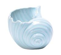 VICASKY Creative Ceramic Shell-shaped Flowerpot for Desktop Gardening, Medium Size Indoor Plant Pot, Random Color Ceramic Craft Planter for Succulents and Greenery