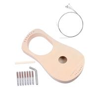 VICASKY Creative Diy Hand Drawn Lyre Harp Kit Boys and Girls Musical Instrument Handwork Painting Harp