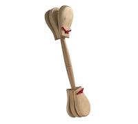 VICASKY Creative Double- Castanets for Boys and Girls Wooden Musical Instruments for Early Education Fun Percussion Toys for Developing Coordination and Intelligence