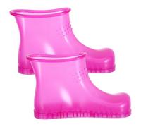 VICASKY Creative Foot Bath Bucket Plastic Massage Foot Soak Basin for Home Use Portable Boots for Relaxation and Spa Experience One Included Rosy