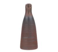 VICASKY Creative Japanese Style Desktop Vase Artistic Crude Pottery Flower Arrangement Container for Home and Office Decor Elegant Mini Vintage Ikebana Flower Vase