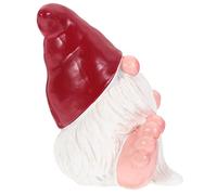VICASKY Creative Large Feet Resin Gnome Ornament for Garden Lawn Weatherproof Gnomes Figurine Decoration Cheerful Fairy Statue Indoor Outdoor Use Cute Red Hat Dwarf Craft