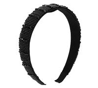 VICASKY Crystal Headband Wide Hand-made Headband Rhinestone Hairgems for Girls Wedding Headdress Accessory for Women